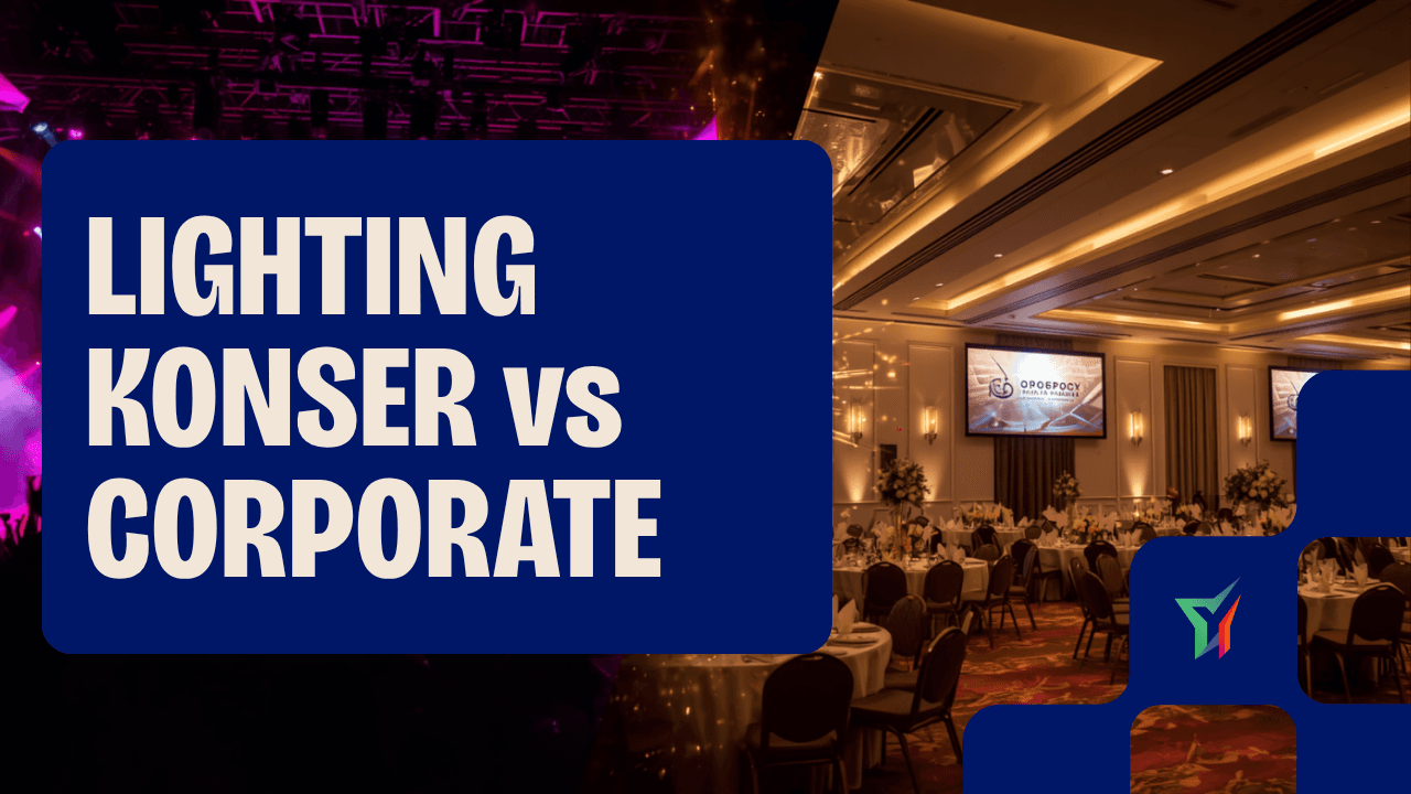 Rahasia Stage Lighting: Membedakan Anatomi Visual untuk Konser vs Corporate Event