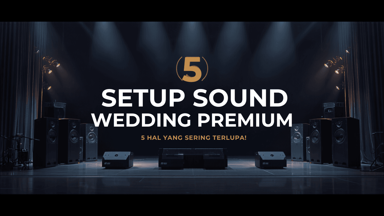 Setup Sound System untuk Wedding Premium: 5 Hal yang Sering Terlupa